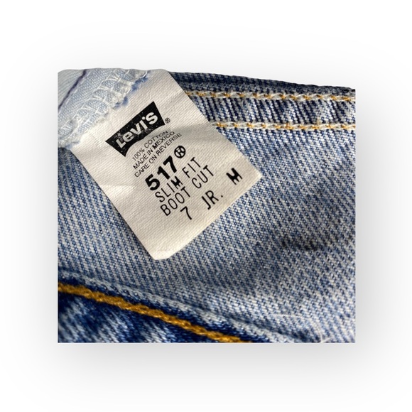 new LF Furst of a Kind ★ Levi's® 517’s® ★ Black Coated Cut Off Denim Shorts ★ - Picture 9 of 16